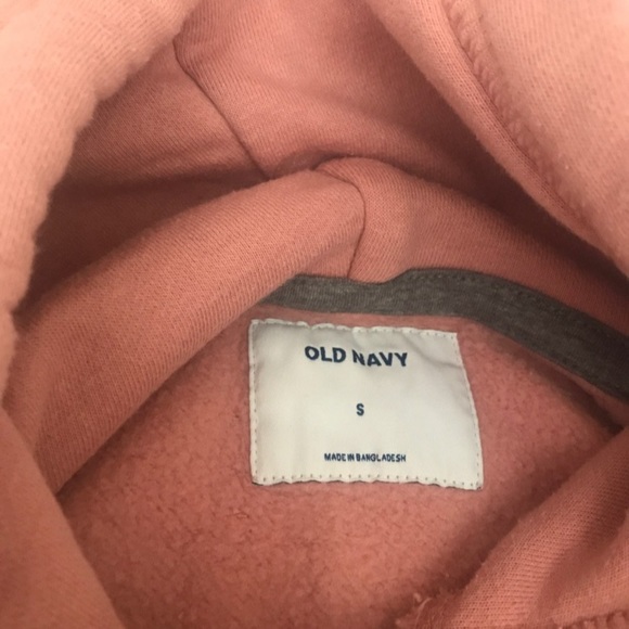 Old Navy Hoodie Sweatshirt, pale pink, size small - Picture 3 of 3